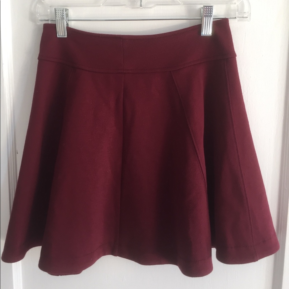 Maroon Skirt